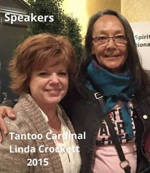 Linda Crockett with Tantoo Cardinal