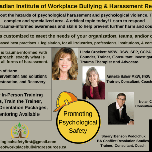 Witnesses of Workplace Bullying Need Help! Part One