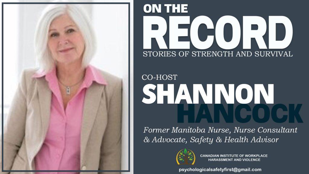 On the Record, Shannon Hancock