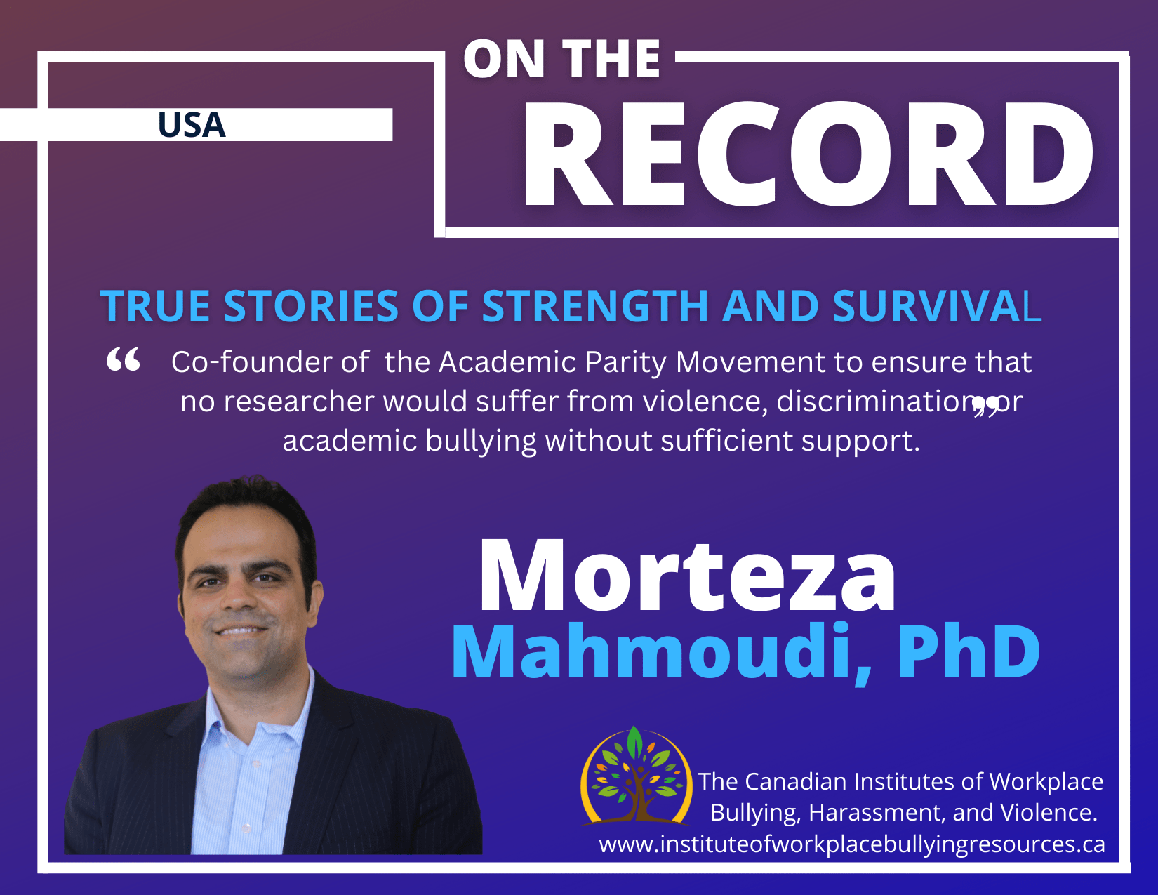 Dr. Morteza Mahmoudi