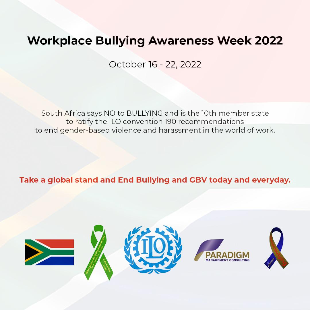 International Workplace Bullying Awareness Week 2022, South Africa