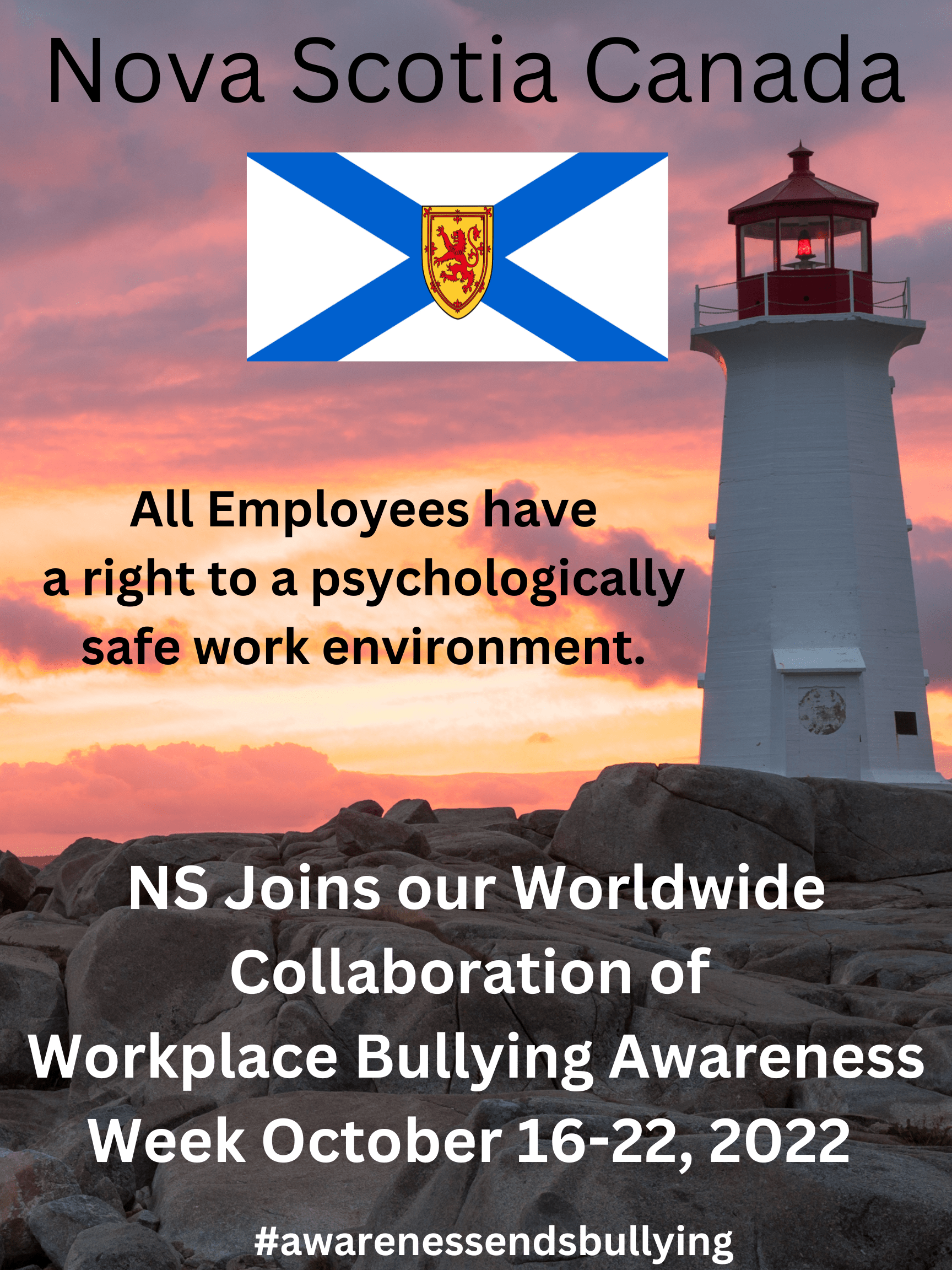Workplace Bullying Awareness Week 2022, Nova Scotia