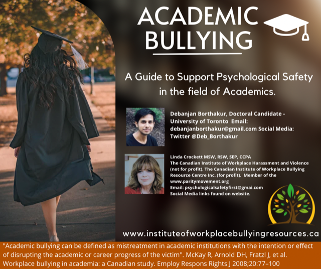 Surviving Academic Bullying: Stories and Resources for Targets
